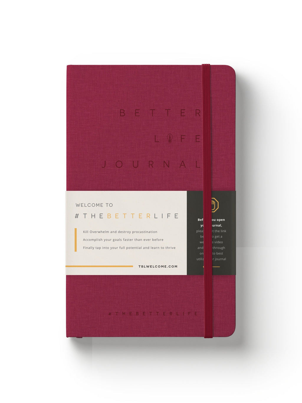 The Better Life Journal (Burgundy)